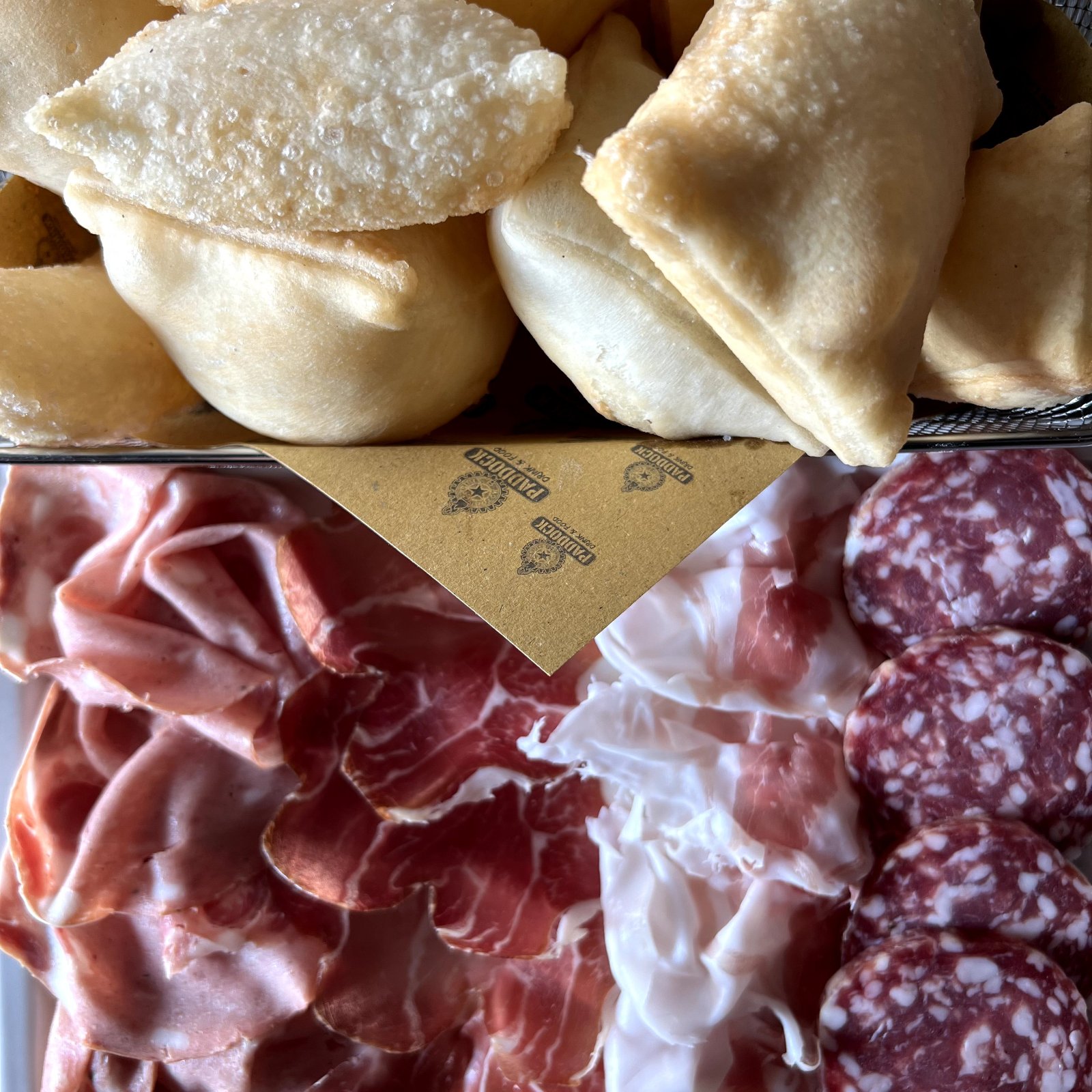 Tagliere e gnocco fritto